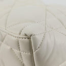 Christian Dior Canage Nomad Pouch Leather White Auth yk18674A-16