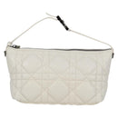 Christian Dior Canage Nomad Pouch Leather White Auth yk18674A-13