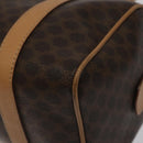 CELINE Macadam Canvas Hand Bag PVC Leather Brown Gold Auth yk18680-12