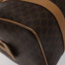 CELINE Macadam Canvas Hand Bag PVC Leather Brown Gold Auth yk18680-13