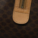 CELINE Macadam Canvas Hand Bag PVC Leather Brown Gold Auth yk18680-20