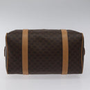 CELINE Macadam Canvas Hand Bag PVC Leather Brown Gold Auth yk18680-9
