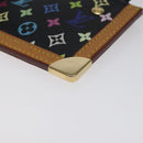LOUIS VUITTON Multicolor Pochette Cles Coin Purse Black M13664 LV Auth yk18688V-15
