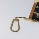 LOUIS VUITTON Multicolor Pochette Cles Coin Purse Black M13664 LV Auth yk18688V-8
