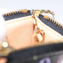 LOUIS VUITTON Multicolor Pochette Cles Coin Purse Black M13664 LV Auth yk18688V-11