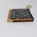 LOUIS VUITTON Multicolor Pochette Cles Coin Purse Black M13664 LV Auth yk18688V-3
