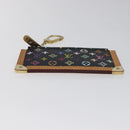 LOUIS VUITTON Multicolor Pochette Cles Coin Purse Black M13664 LV Auth yk18688V-6