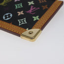 LOUIS VUITTON Multicolor Pochette Cles Coin Purse Black M13664 LV Auth yk18688V-7