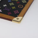 LOUIS VUITTON Multicolor Pochette Cles Coin Purse Black M13664 LV Auth yk18688V-14
