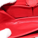 CELINE Shoulder Bag Leather Red Gold Auth yk18689-21