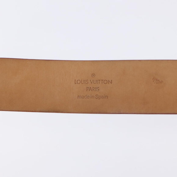 LOUIS VUITTON Monogram Multicolor Ceinture Care Belt White LV Auth yk18692