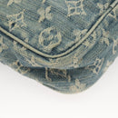 LOUIS VUITTON Monogram Denim Camera Bag Shoulder Bag Blue M95348 LV Auth yk18693-12