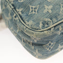 LOUIS VUITTON Monogram Denim Camera Bag Shoulder Bag Blue M95348 LV Auth yk18693-13