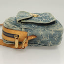 LOUIS VUITTON Monogram Denim Camera Bag Shoulder Bag Blue M95348 LV Auth yk18693-5