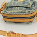 LOUIS VUITTON Monogram Denim Camera Bag Shoulder Bag Blue M95348 LV Auth yk18693-6