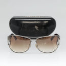 GUCCI Horsebit Sunglasses plastic Brown Auth yk18698-11