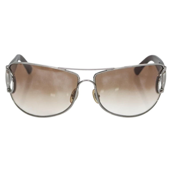 GUCCI Horsebit Sunglasses plastic Brown Auth yk18698