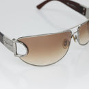 GUCCI Horsebit Sunglasses plastic Brown Auth yk18698-6