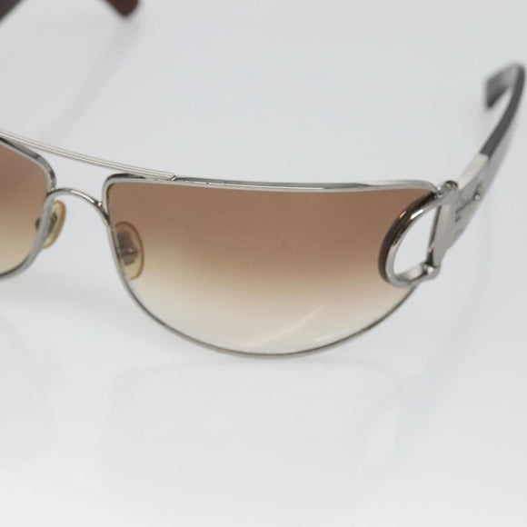 GUCCI Horsebit Sunglasses plastic Brown Auth yk18698