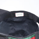 GUCCI GG Canvas Web Sherry Line Cap M Black Red Green 200035 Auth yk18705-10