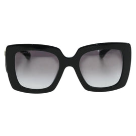 CHANEL COCO Mark Sunglasses plastic Black CC Auth yk18714A - 0