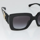 CHANEL COCO Mark Sunglasses plastic Black CC Auth yk18714V-6