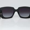 CHANEL COCO Mark Sunglasses plastic Black CC Auth yk18714V-8