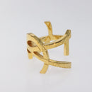 SAINT LAURENT Cassandra Bracelet metal Gold Auth yk18725-4