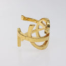 SAINT LAURENT Cassandra Bracelet metal Gold Auth yk18725-5