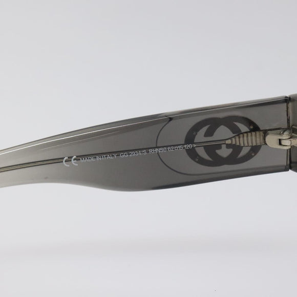 GUCCI Sunglasses plastic Brown Auth yk18726