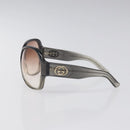 GUCCI Sunglasses plastic Brown Auth yk18726-4