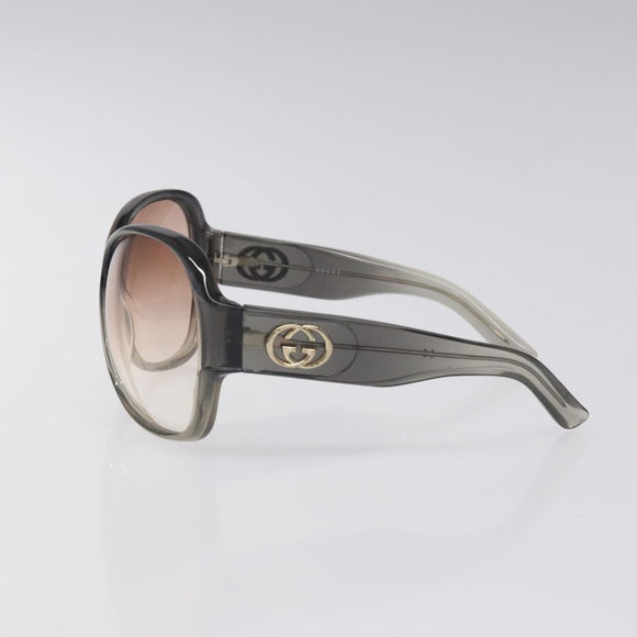 GUCCI Sunglasses plastic Brown Auth yk18726