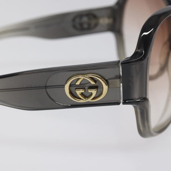 GUCCI Sunglasses plastic Brown Auth yk18726