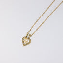 Christian Dior Necklace metal Gold Auth yk18728-3