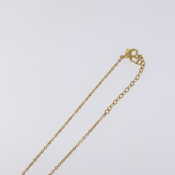 Christian Dior Necklace metal Gold Auth yk18728