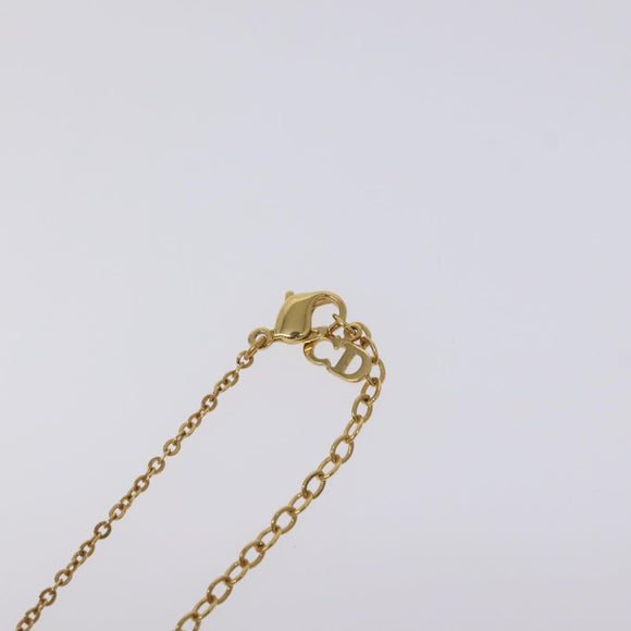 Christian Dior Necklace metal Gold Auth yk18728