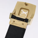 LOUIS VUITTON Multicolor Ceinture LV cut Belt Black M6890 LV Auth yk18733V-12