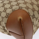 GUCCI GG Canvas Shoulder Bag Beige Silver 308930 Auth yk18742-11