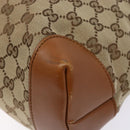 GUCCI GG Canvas Shoulder Bag Beige Silver 308930 Auth yk18742-12