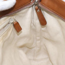 GUCCI GG Canvas Shoulder Bag Beige Silver 308930 Auth yk18742-18