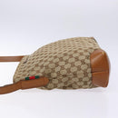 GUCCI GG Canvas Shoulder Bag Beige Silver 308930 Auth yk18742-5