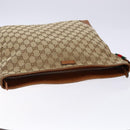 GUCCI GG Canvas Shoulder Bag Beige Silver 308930 Auth yk18742-6