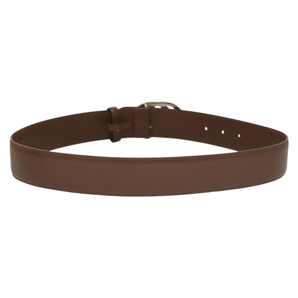 GUCCI Interlocking Belt Leather 33.1"" Black Gold 036 1192 4964 Auth yk18745