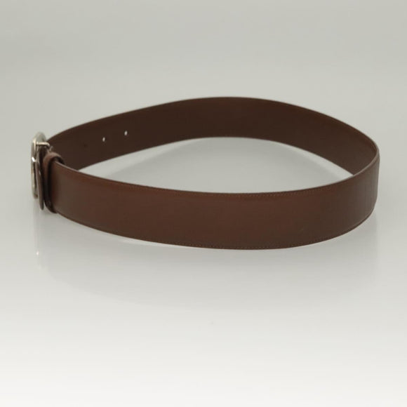 GUCCI Interlocking Belt Leather 33.1"" Black Gold 036 1192 4964 Auth yk18745