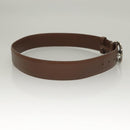 GUCCI Interlocking Belt Leather 33.1"" Black Gold 036 1192 4964 Auth yk18745-5