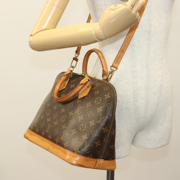 LOUIS VUITTON Monogram Alma Hand Bag M51130 LV Auth yk18749