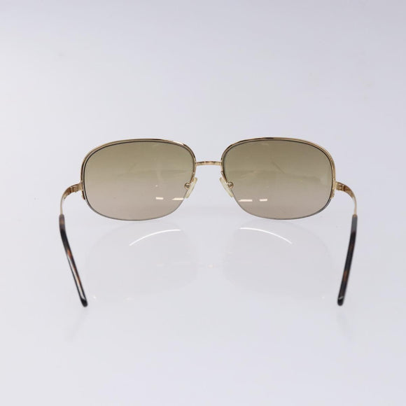 PRADA Sunglasses Metal Gold CC Auth yk18756