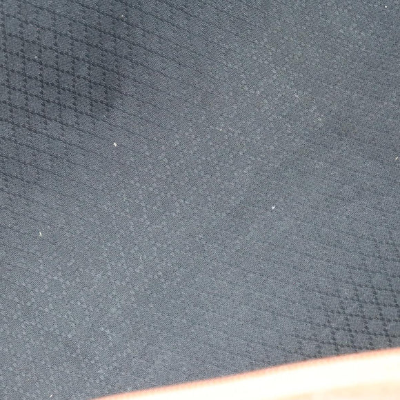 FENDI Pecan Canvas Boston Bag PVC Black Brown gold Auth yk18761