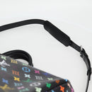 LOUIS VUITTON Multicolor Keepall Bandouliere 50 Bag Black M13745 Auth yk18768SM-15