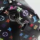 LOUIS VUITTON Multicolor Keepall Bandouliere 50 Bag Black M13745 Auth yk18768SM-19